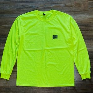 10.Deep long sleeve shirt green volt size L